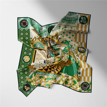 Imitation Silk Small Square Scarf | 53cm