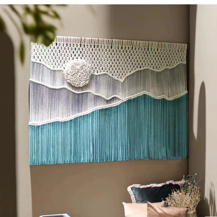 Pure Cotton Tapestry | Hand Dyed, Wall Carpet