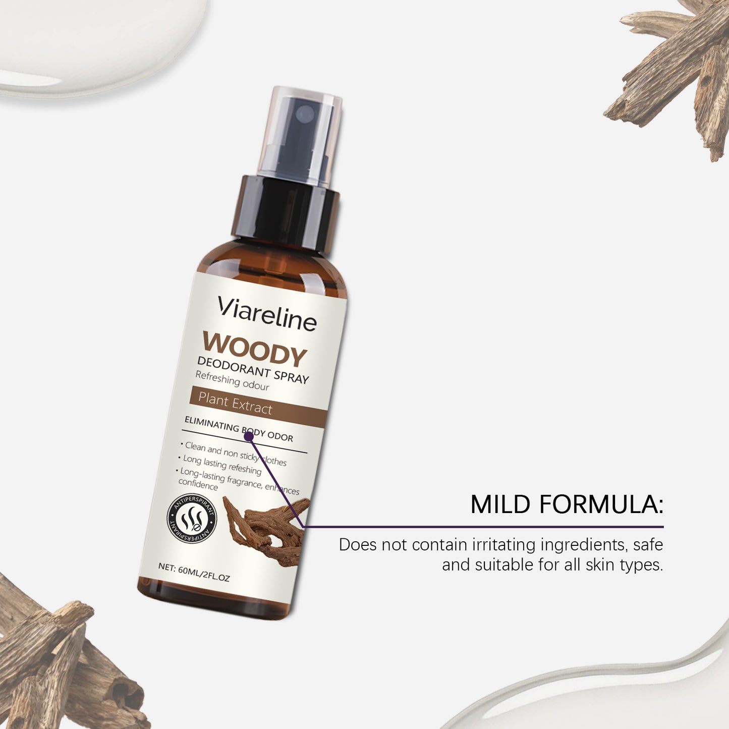 Agarwood Fresh Spray | Natural Fragrance, Comfortable