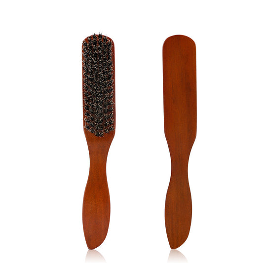 Wooden Beard Brush | Light Brown, 21cm