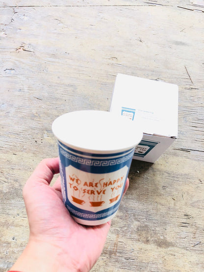Ceramic Mug | NYC Paper Cup Style, 201-300ml