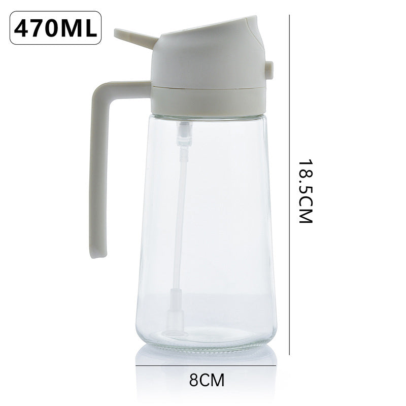 Olive Oil Dispenser | 2-in-1 Sprayer & Pourer