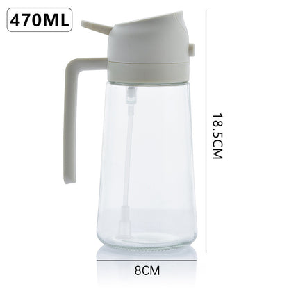 Olive Oil Dispenser | 2-in-1 Sprayer & Pourer