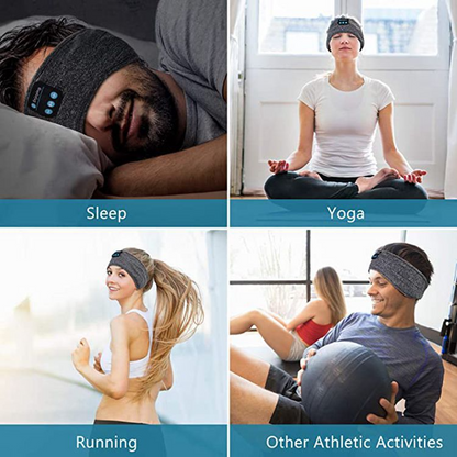 Wireless Bluetooth Headband | Soft, Comfortable Ear Mask