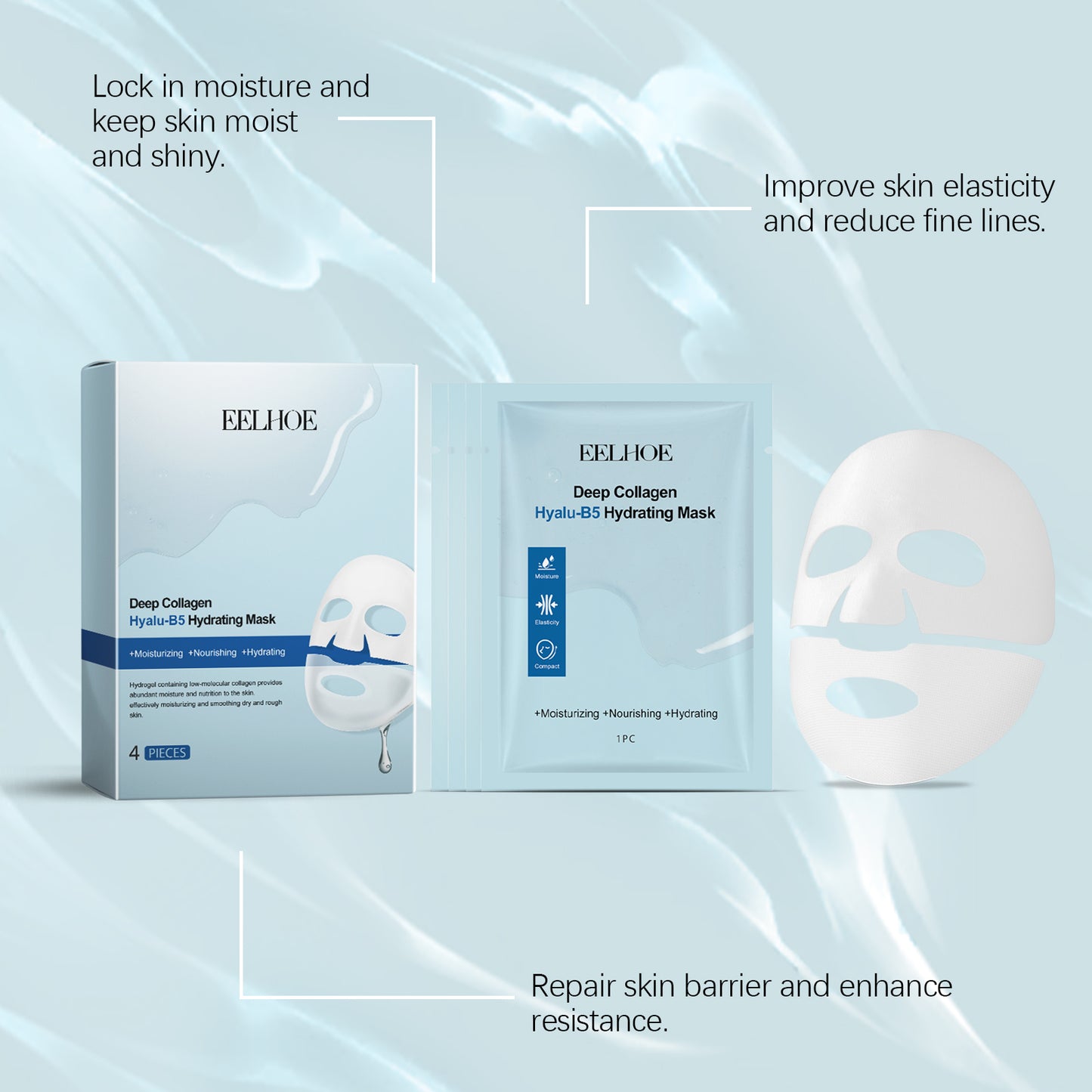 Collagen B5 Moisturizing Mask | Hydrating Box Set
