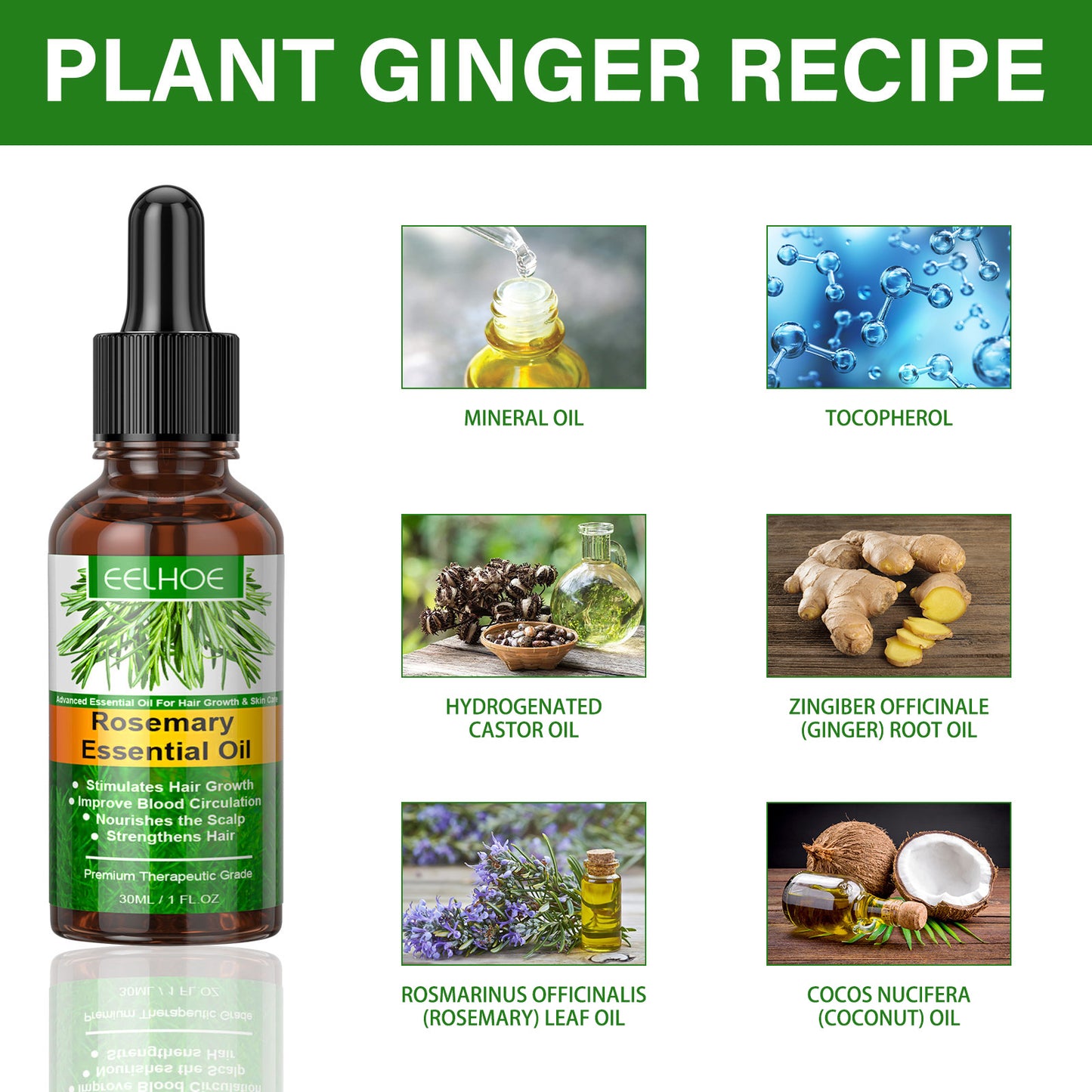 Rosemary Essential Oil | Gentle Scalp Care