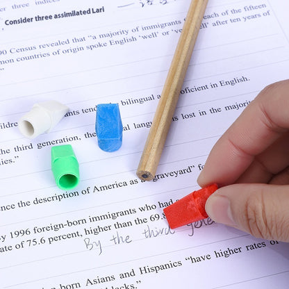Color Knife Head Bullet Eraser Pencil Stub Eraser Student Torch Eraser Replacement
