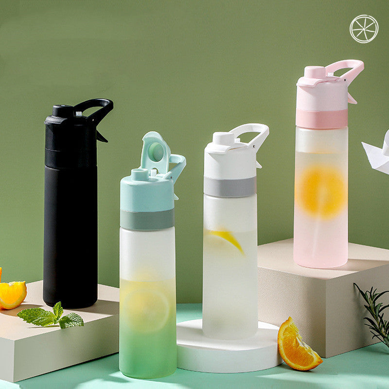 Plastic Spray Water Bottle | Large Capacity, White