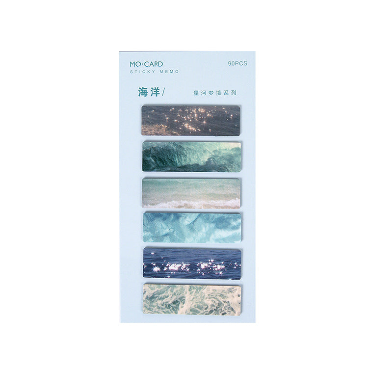Moonlit Co Night Sky Star Index Marker Post It Notes 90 Cards
