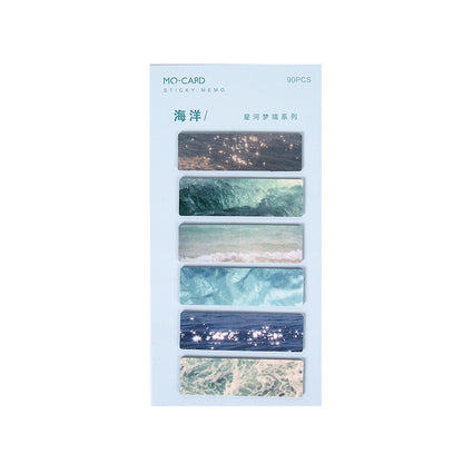 Moonlit Co Night Sky Star Index Marker Post It Notes 90 Cards