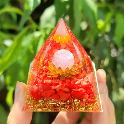 Synthetic Resin Pyramid | Handmade, 5CM to 10CM