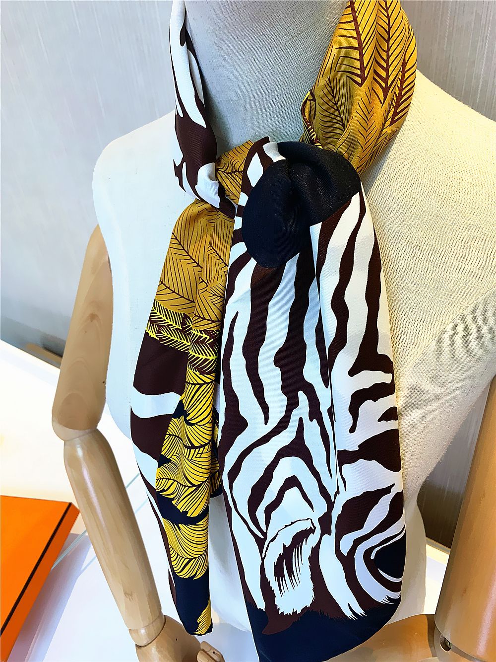 Silk Twill Square Scarf | Pegasus Angel Wings