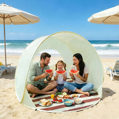 Heavy Duty Beach Tent | Windproof UV Protection Shelter