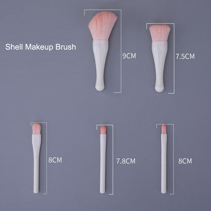 Nylon Blusher Brush Set | Mini Portable Travel Tool