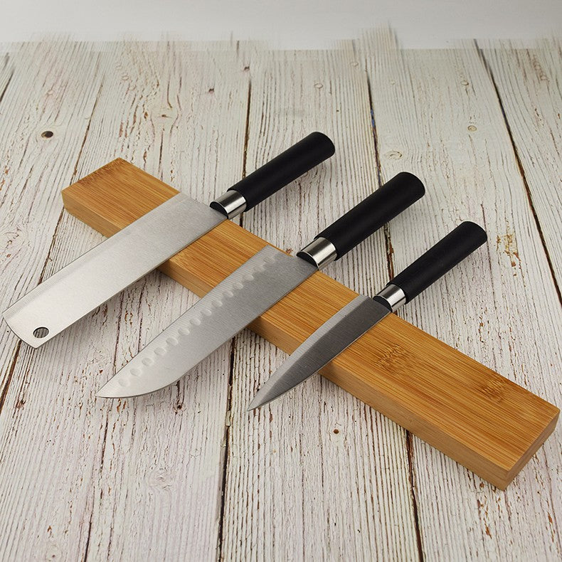 Bamboo Knife Rack | 40x6x2cm, Wall Hanging Storage