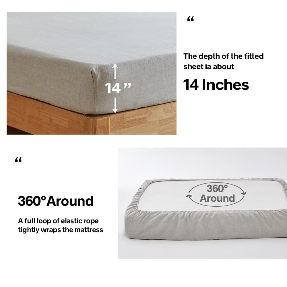 Simple Opulence 100% Pure Linen Sheet Set