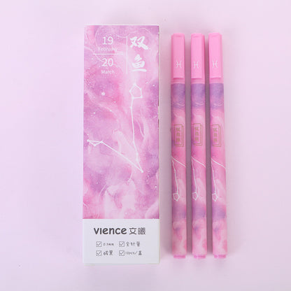 Astrology Sign Gel Pens, Set of 3 — 0.5mm Black Ink
