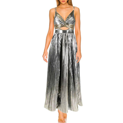 Polyester One-piece Swimsuit | Gold & Silver Sets