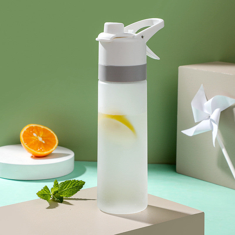 Plastic Spray Water Bottle | Large Capacity, White