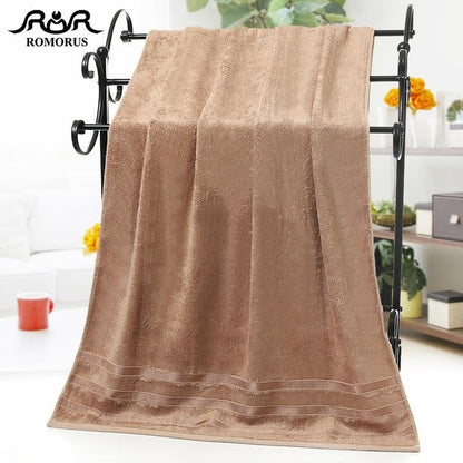 Bamboo Fiber Towels | Purple, Gray, Brown Set