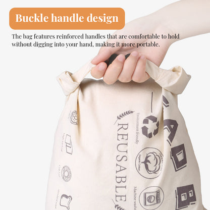 Beeswax Bread Bag | Reusable Cotton for Sourdough