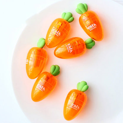 Carrot Pencil Sharpener — Cute Kawaii Desk Stationery