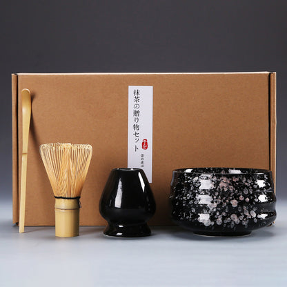 Matcha Tea Brush Set | Hyakumonari, Japanese Gift Box