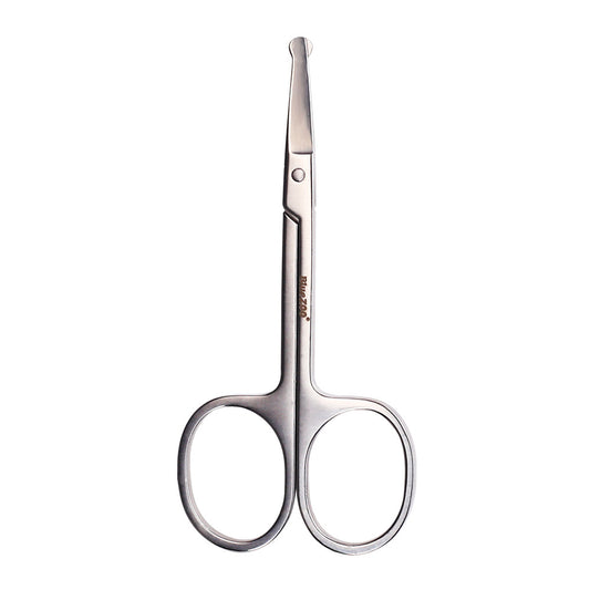 Stainless Steel Nose Hair Scissors | Silver, 9cm