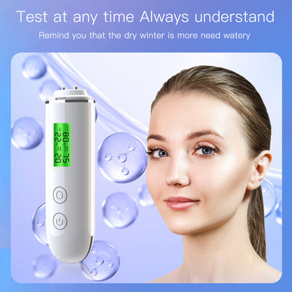 Digital Skin Moisture Tester | Analyzer with Fluorescent Pen