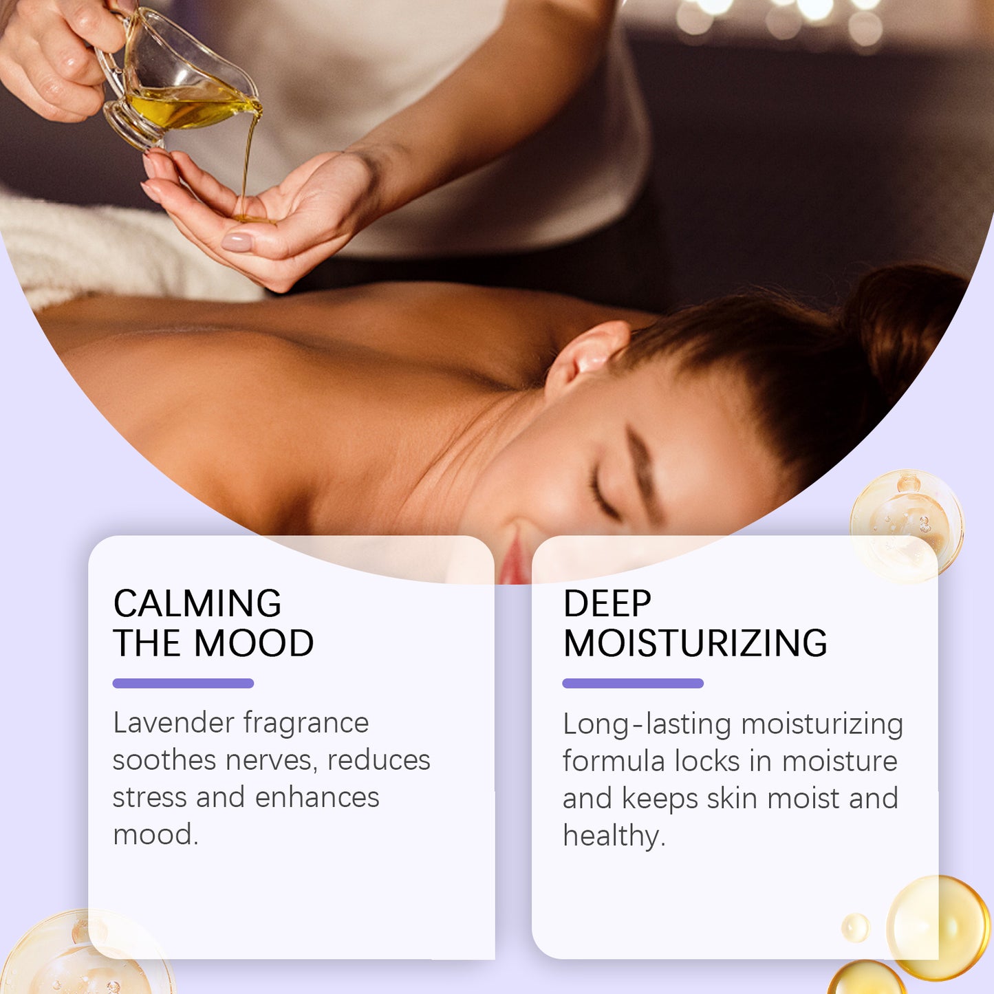 Lavender Essential Oil | Soothing Body Massage Oil