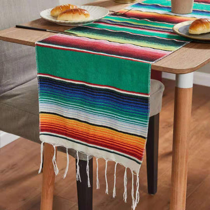 Cotton Tablecloth | Flag Woven, Rectangle, American Country