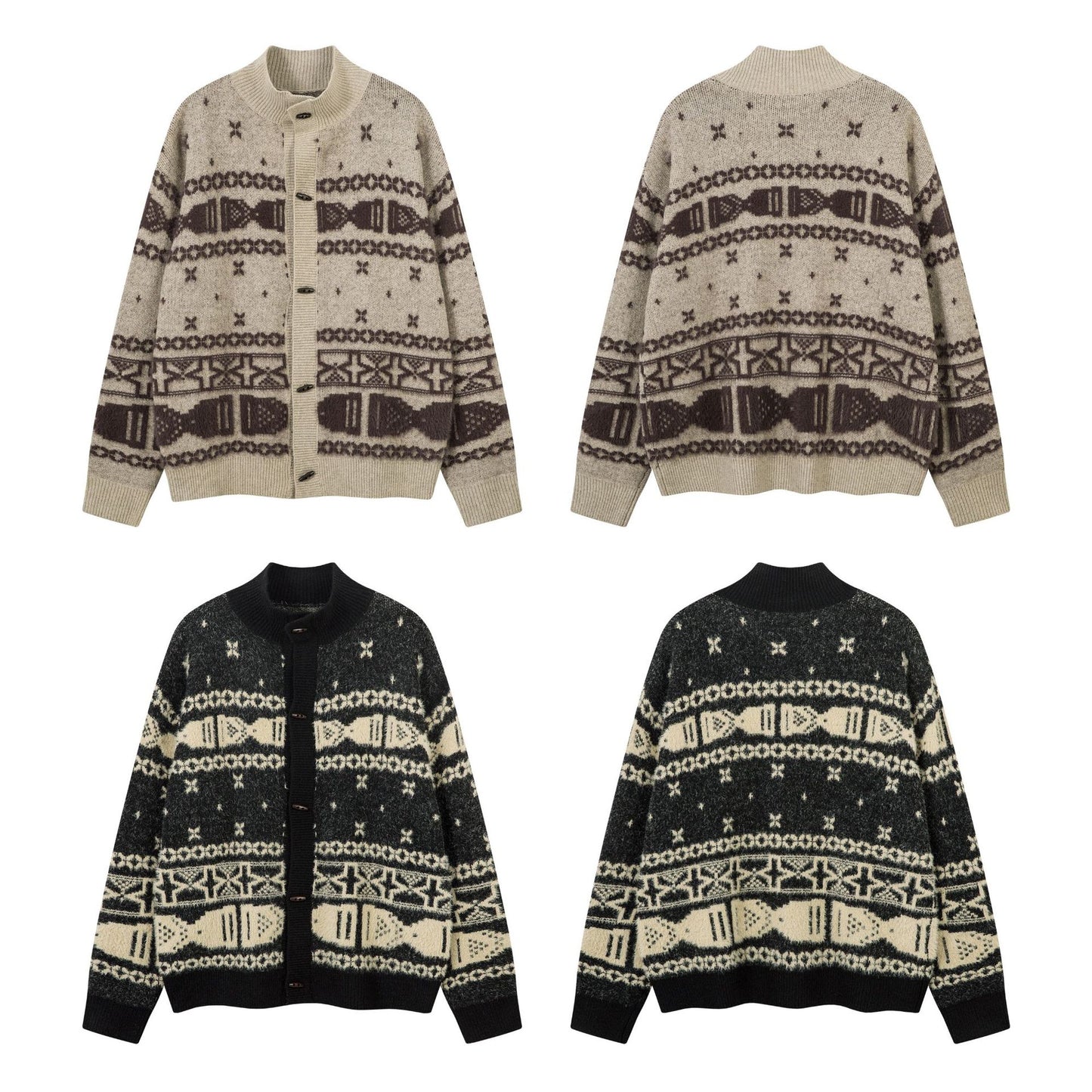 Sweater jacket Knitted sweater