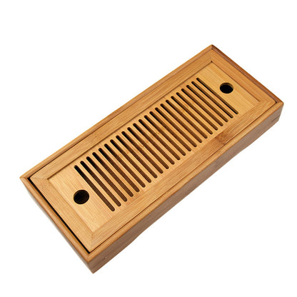 Bamboo Tea Tray | Simple Dry Brewing Table, Travel Set