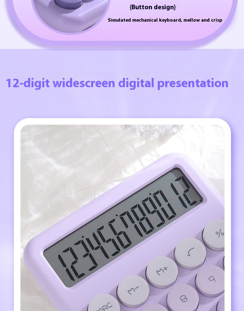 Gradient Color Desk Calculator