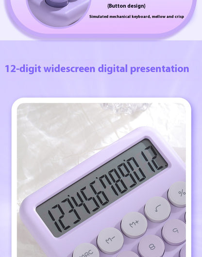 Gradient Color Desk Calculator