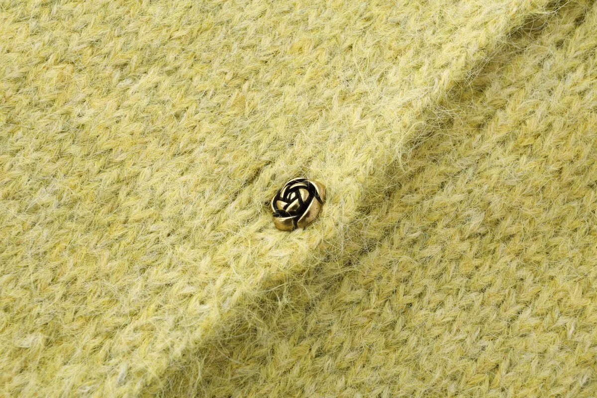 Polyester Loose Sweater Jacket | Color Block, One Size