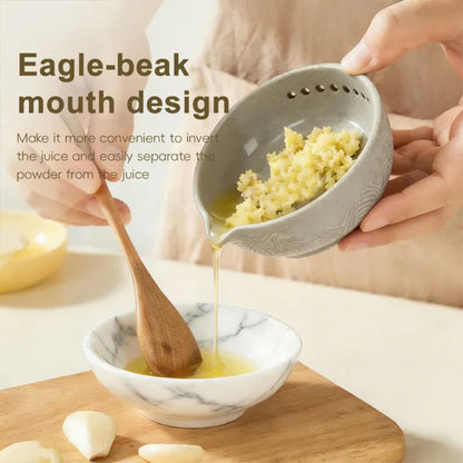 Durable Resin Garlic Grater & Peeler | Compact Tool
