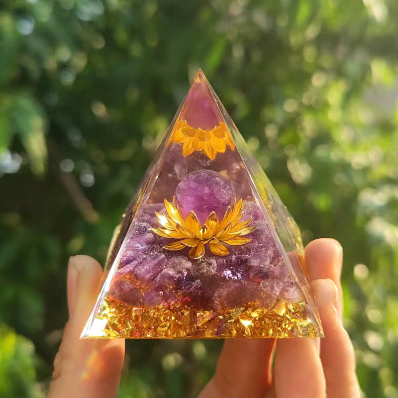 Synthetic Resin Pyramid | Handmade, 5CM to 10CM