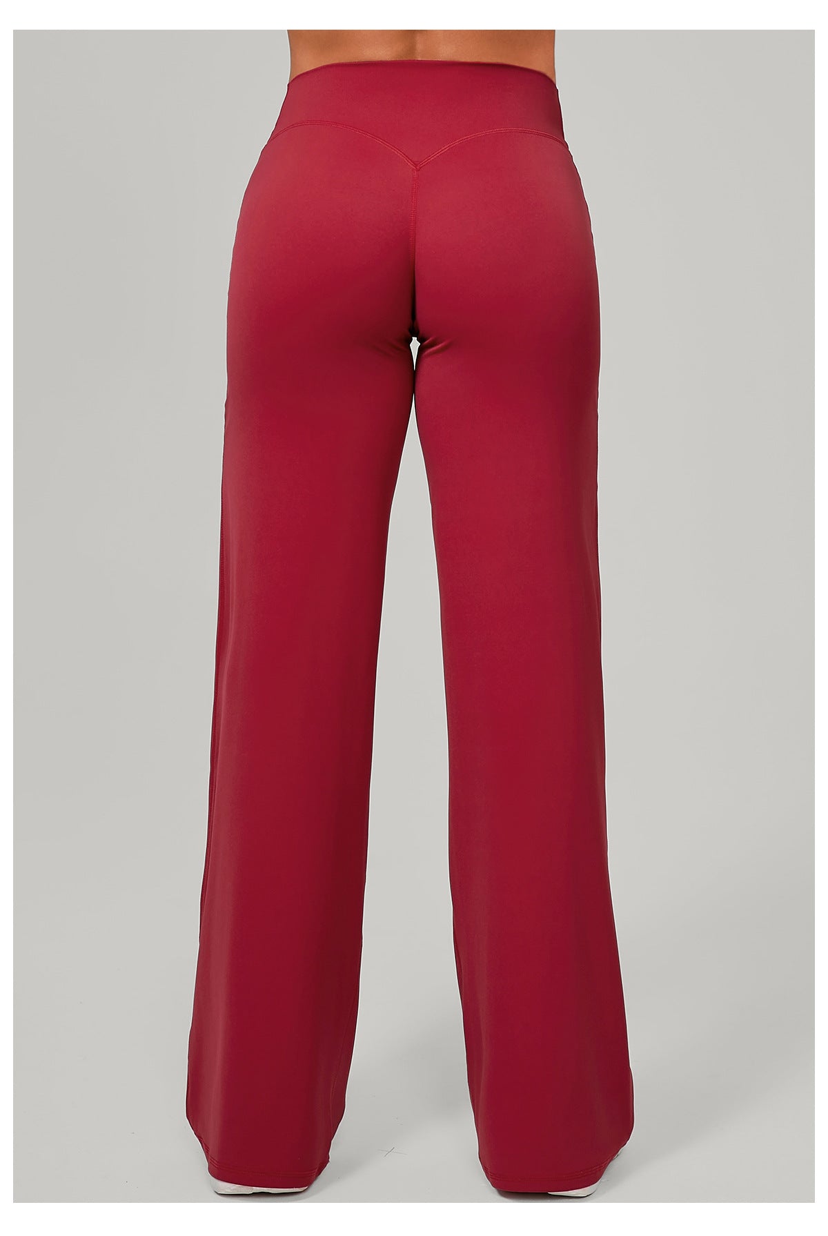 Cotton Blend Yoga Pants | High-Waisted, Straight Leg
