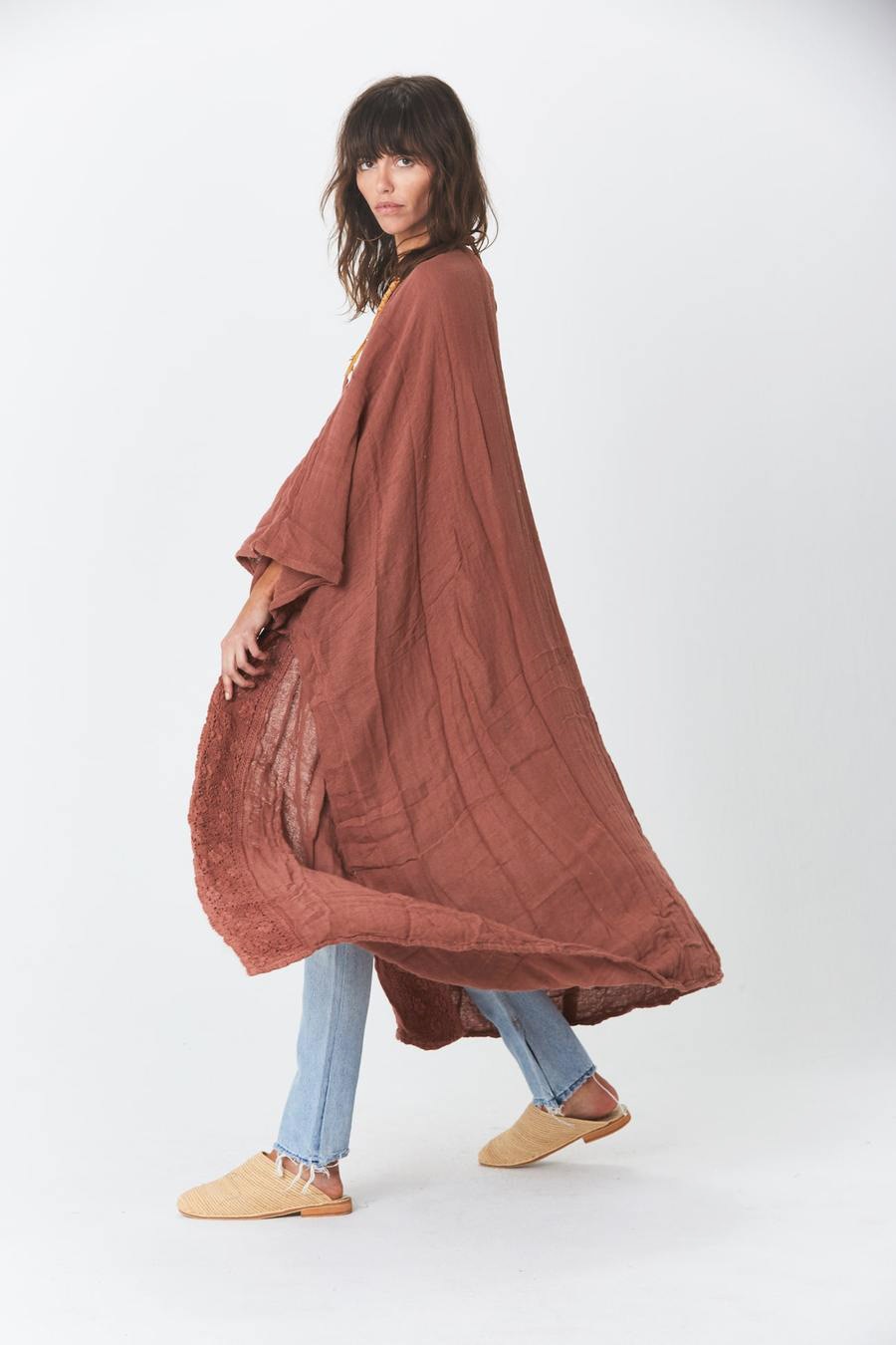 Beach Cover Ups Bamboo Fabric Women's Bathing Suit Oversized Beach Dress New Lace Cardigan Loose Sunscreen Swimwears