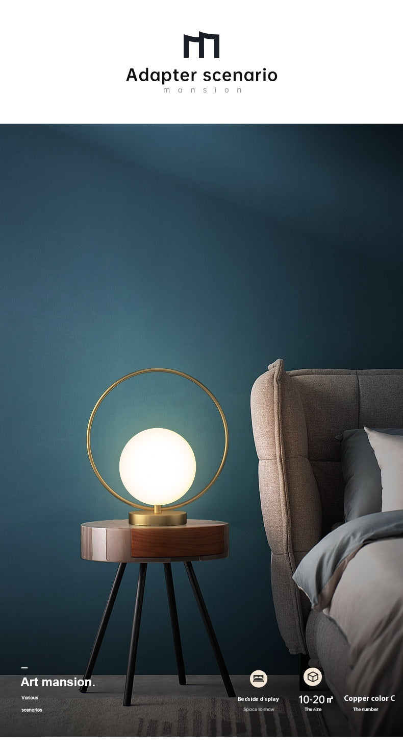 Copper Table Lamp | Light Luxury, 40cm