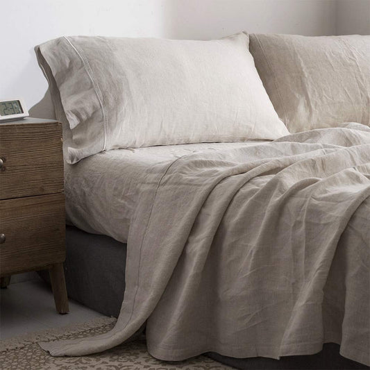 Linen Sheet Set | 100% Pure Linen, Full Size