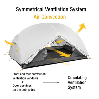 Lightweight Waterproof Tent | Naturehike 2-Person Camping