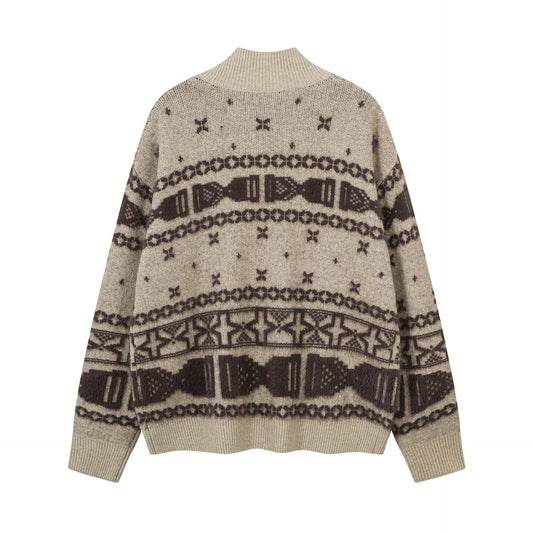 Sweater jacket Knitted sweater