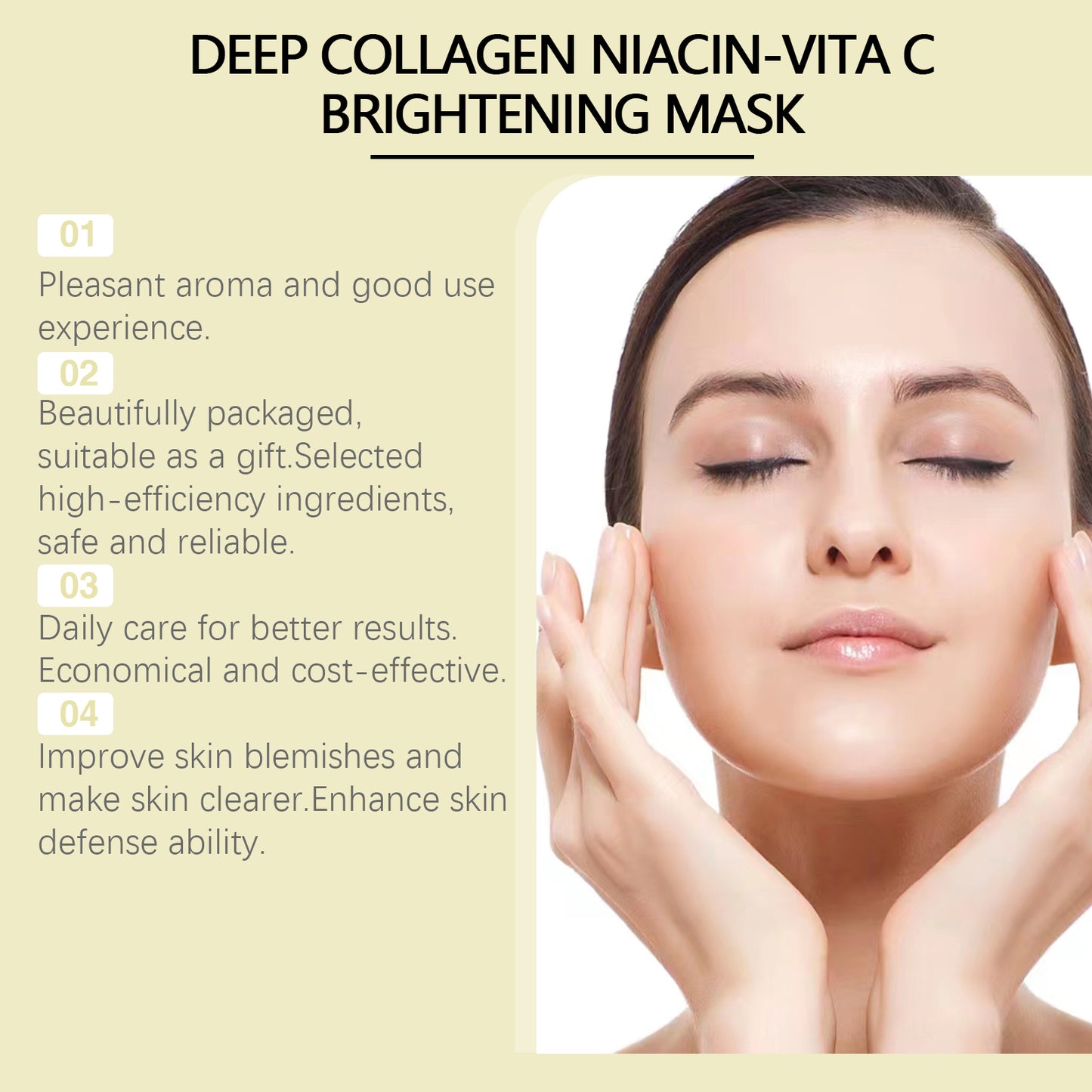 Niacin Vitamin C Whitening Mask | Hydrating Box Set