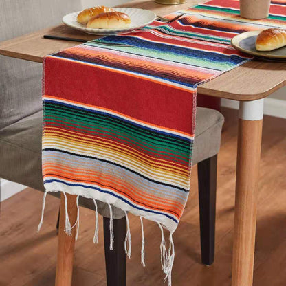 Cotton Tablecloth | Flag Woven, Rectangle, American Country