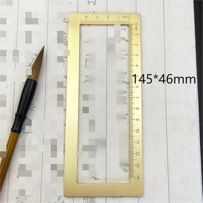 Arti Brass Calligraphy Weight Set With Paper Scale