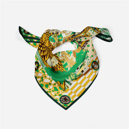 Imitation Silk Small Square Scarf | 53cm