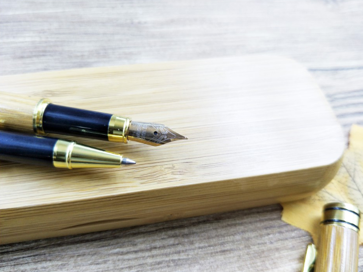 Bamboo Pen Classic Ball Pen 0.58mm Solid Gift Box For Elegant Writing