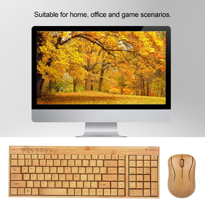 Bamboo Wireless Keyboard and Mouse Combo | Yellow